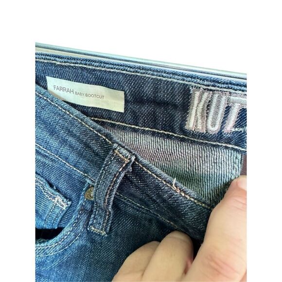 Kut from the kloth Farrah baby bootcut jeans size 6 - Picture 4 of 6